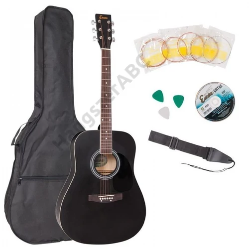 Encore EWP-100BK Acoustic Guitar Outfit Black