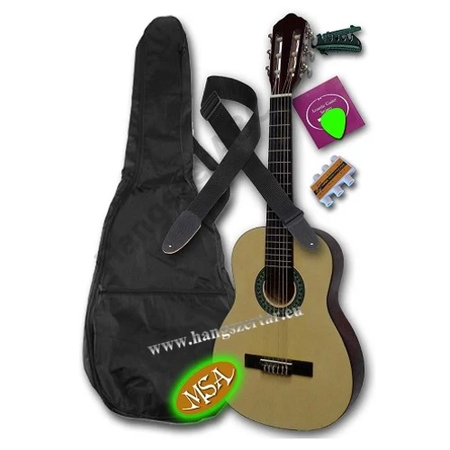 MSA K-7 L – 1/4-es, balkezes klasszikus gitár szett 2