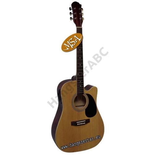 MSA CW195,4/4 es Elektroakusztikus Western gitár EQ-val
