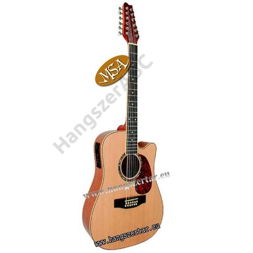 MSA CW-1300 12 húros elektroakusztikus gitár + ajándék hangoló és pengető