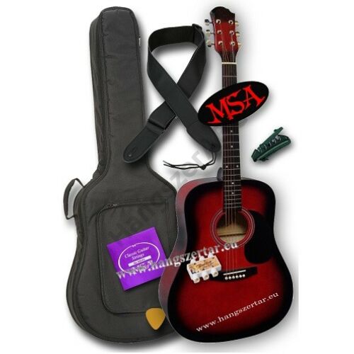MSA CW-140 akusztikus gitár szett 2