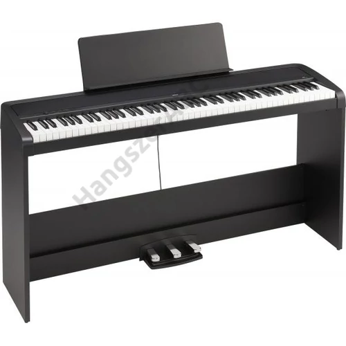 KORG B2SP fekete, digitális zongora, 88 billentyű, kalapácsmechanika, 3 pedál, USB midi és audiotartozék láb, fekete