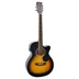 Soundsation YELLOWSTONE-MJCE-SB - Mini jumbo cutaway elektroakusztikus gitár fenyő fedlappal